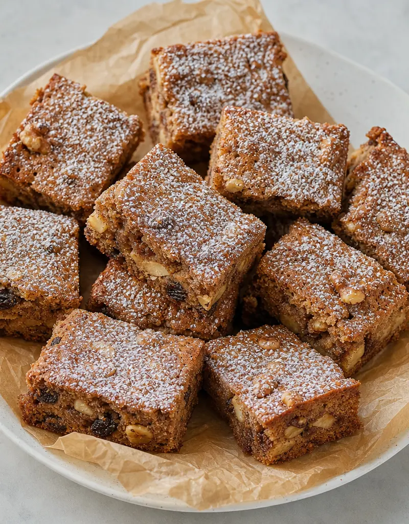 Spiced Apple Hermit Bars