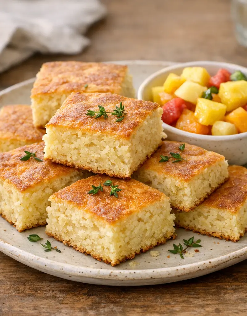 Bahamian Johnny Cakes prepared dish