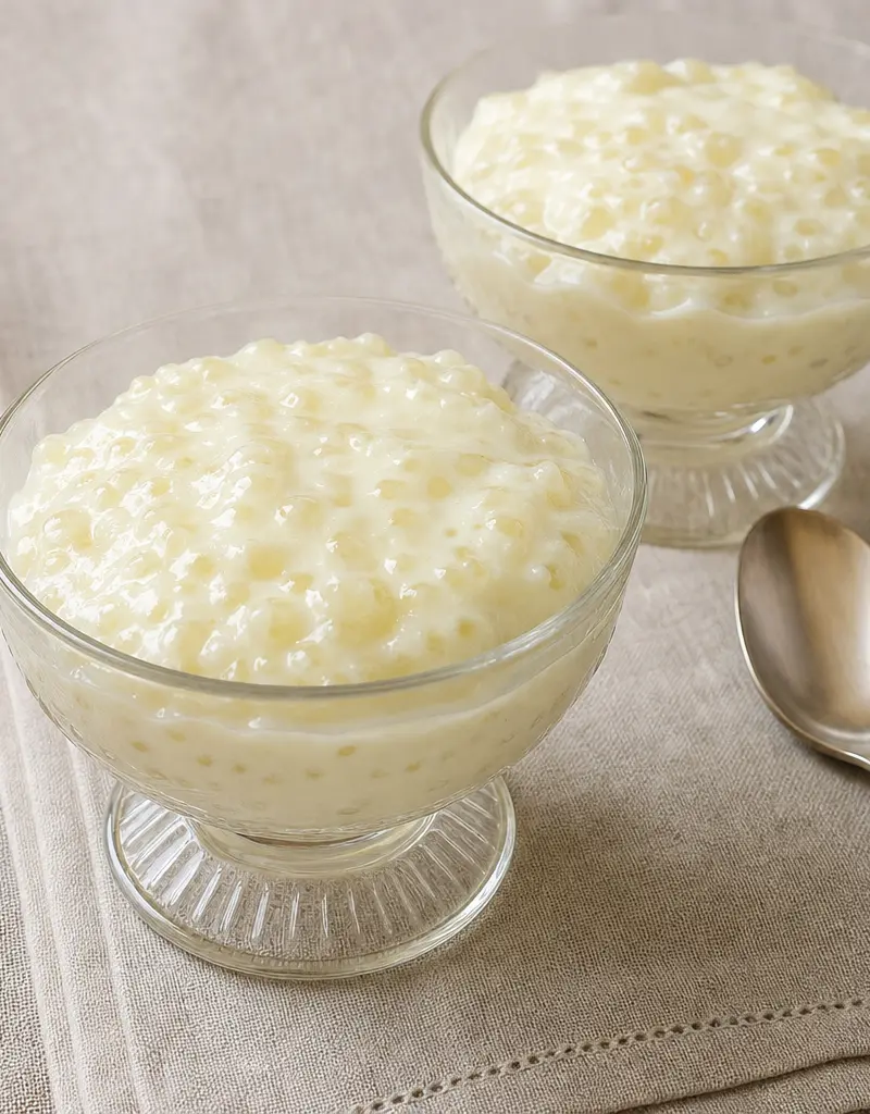 Fluffy Vanilla Tapioca Pudding
