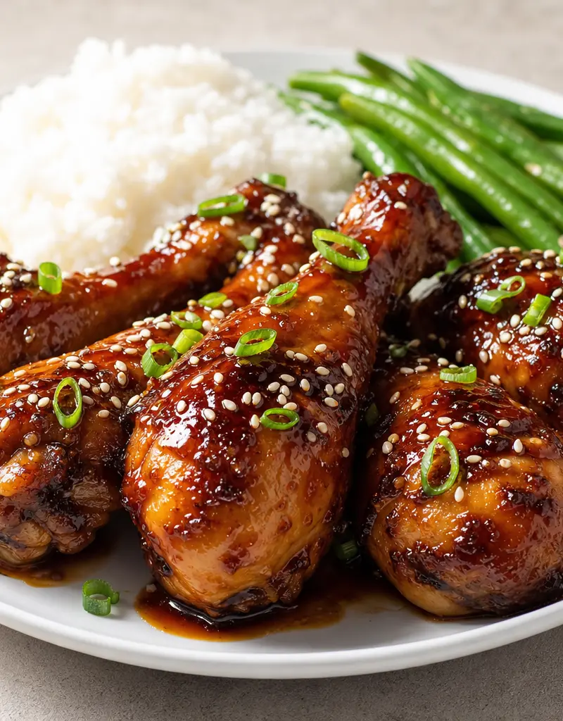 Hoisin-glazed Chicken Drumsticks
