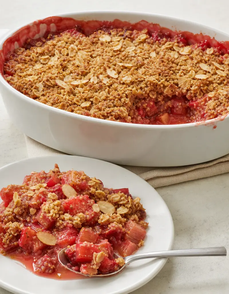 Strawberry Rhubarb Crisp