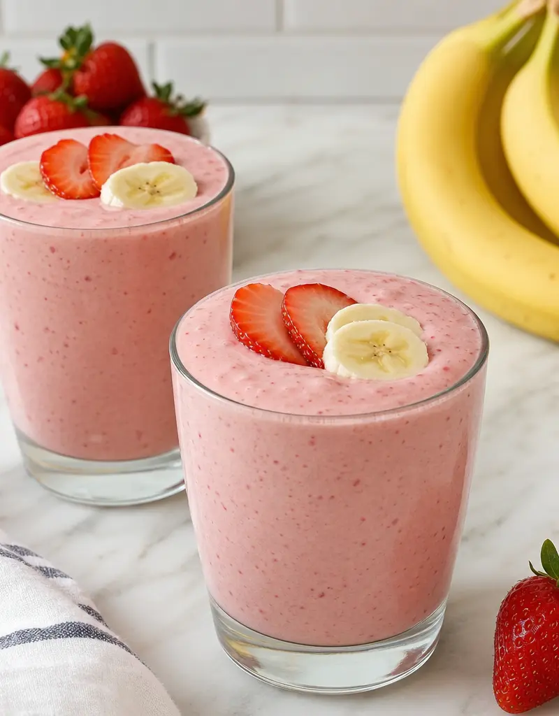 Frozen Strawberry Banana Smoothie