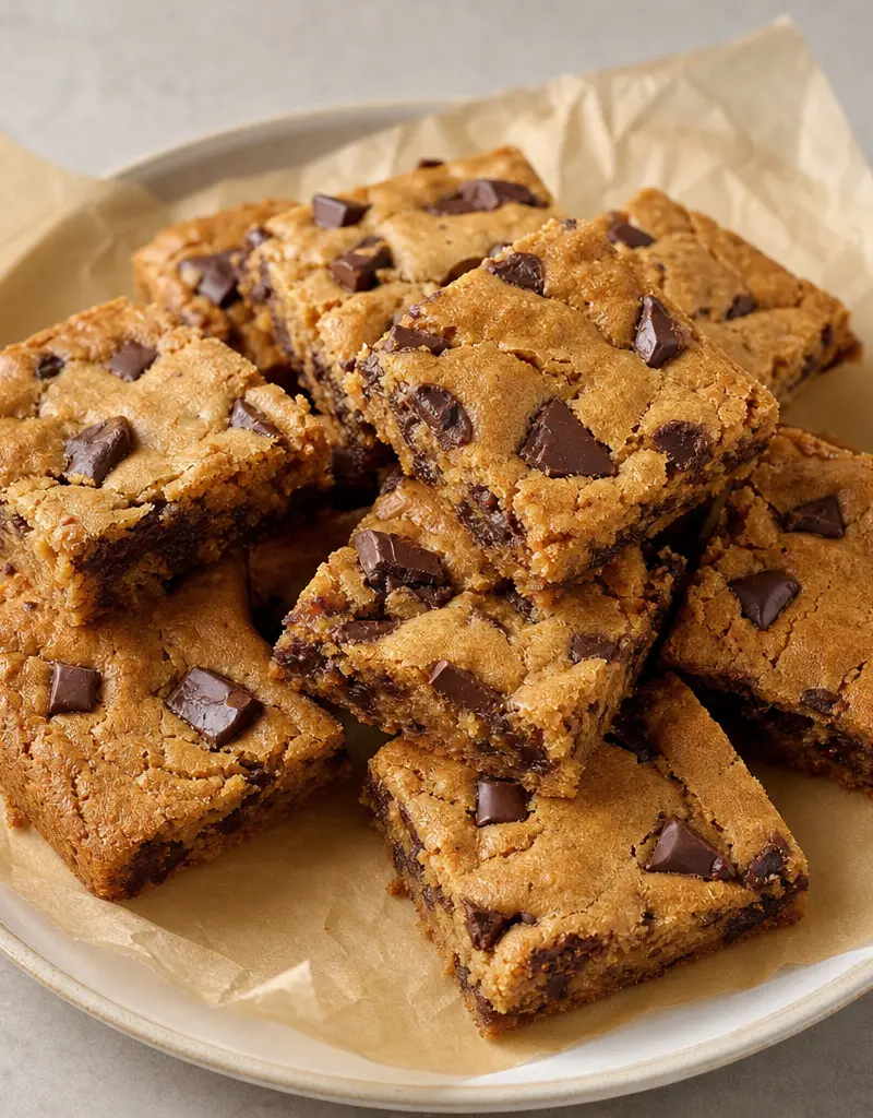 Peanut Butter Chocolate Chunk Bars